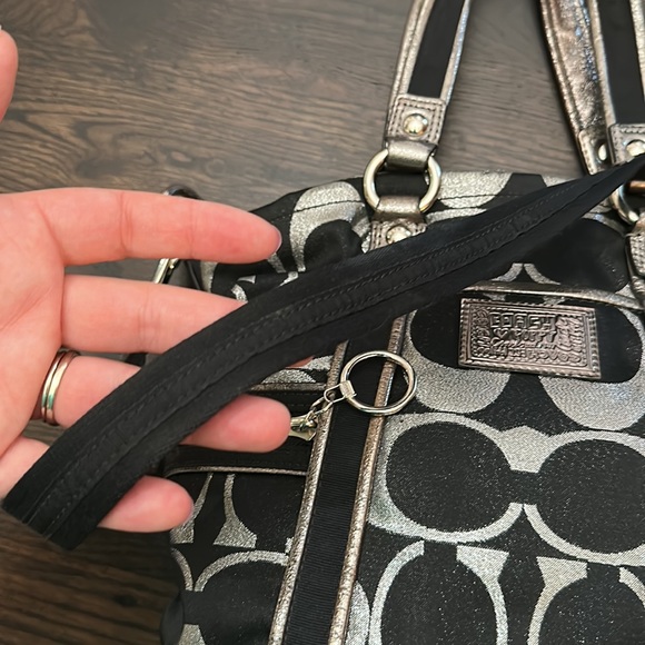 Coach poppy 2 way sparkle purse - Picture 10 of 16